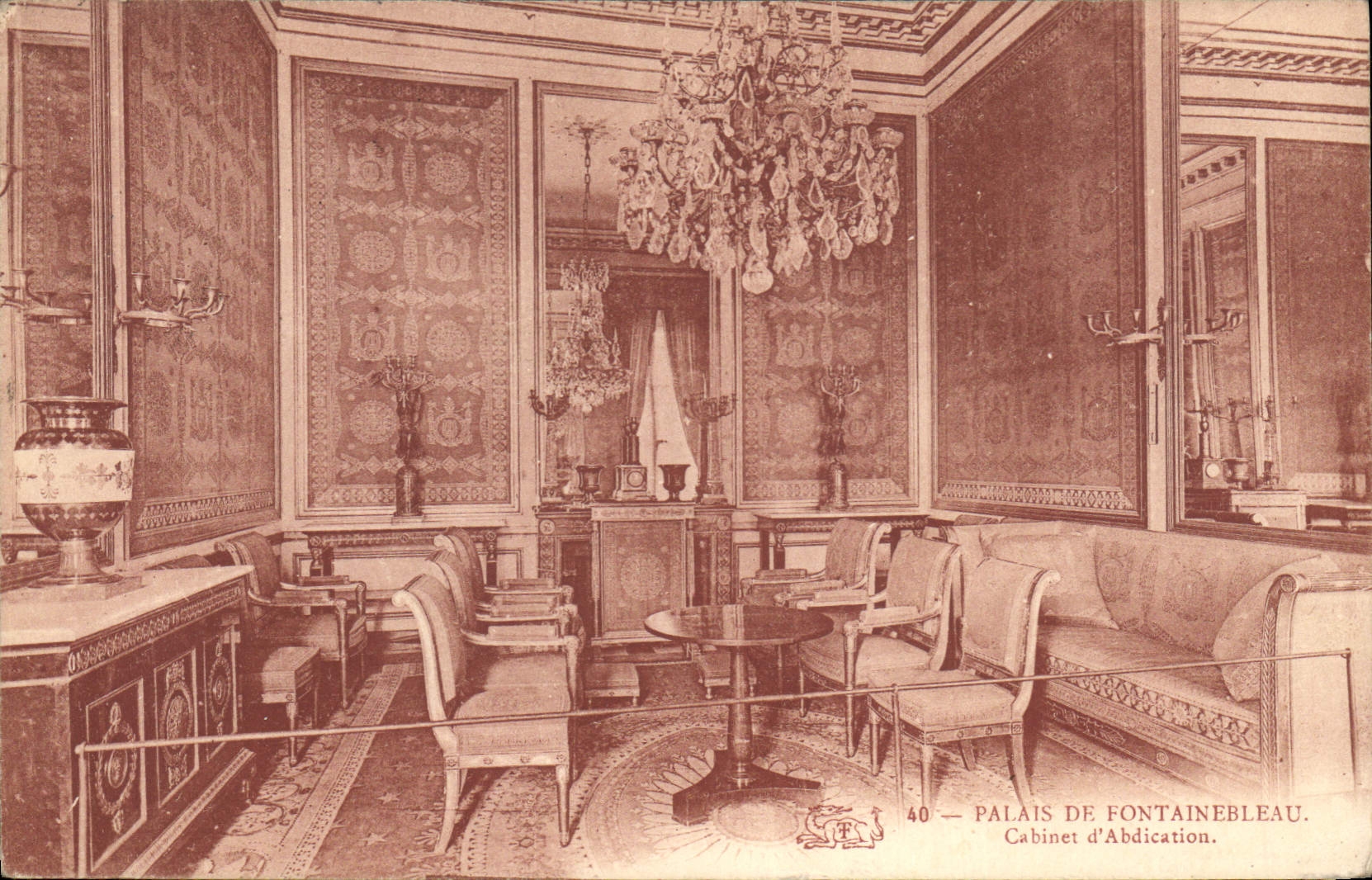 CPA Palais de Fontainebleau Cabinet d'Abdication 