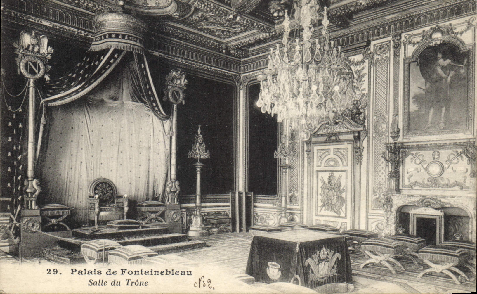 CPA Palais de Fontainebleau Salle du Trone 