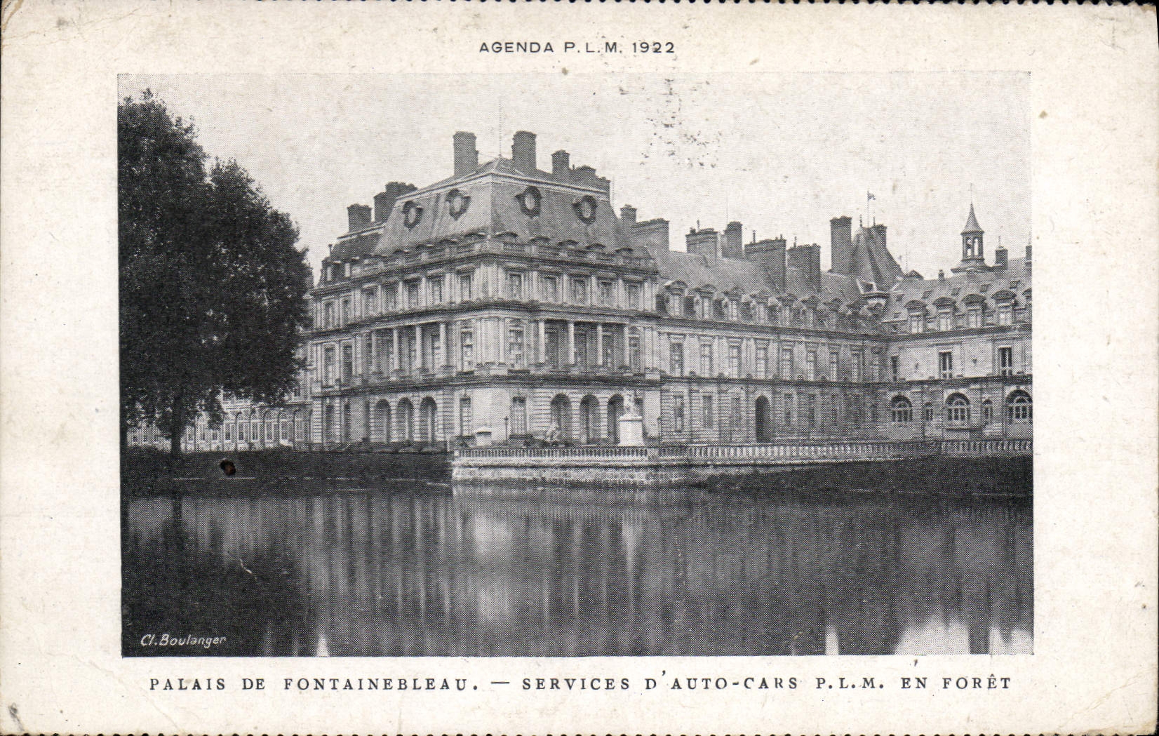 CPA Palais de Fontainebleau Services d'auto cars P L M En Foret 