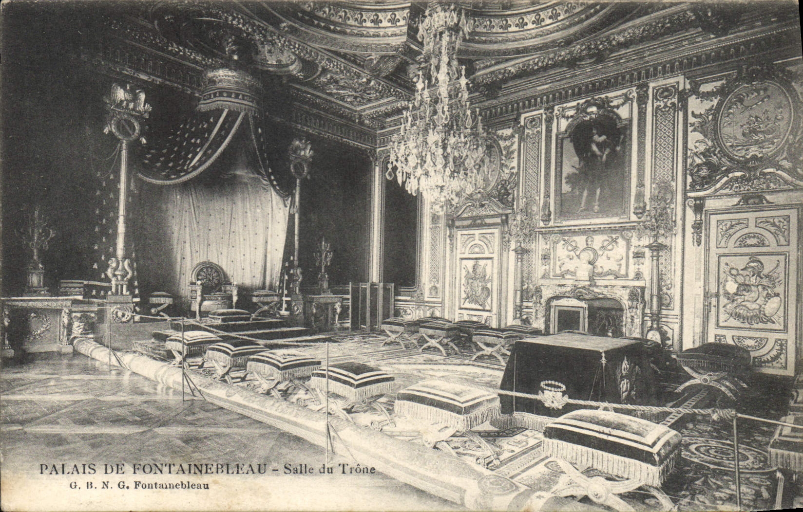 CPA Palais de Fontainebleau Salle du Trone 