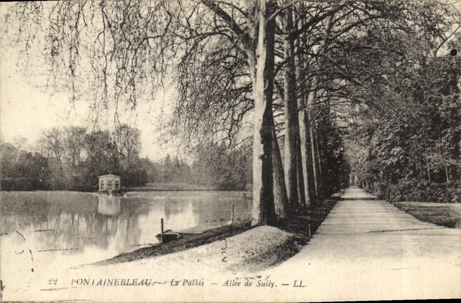 CPA Fontainebleau Le Palais Allee de Sally