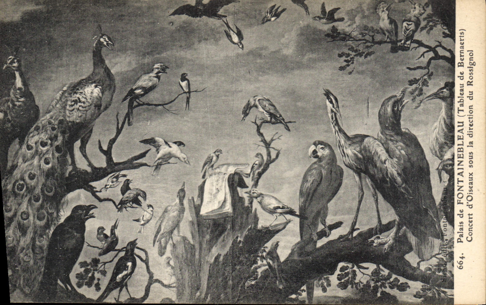 CPA Palais de Fontainebleau Tableau de Bernaeris