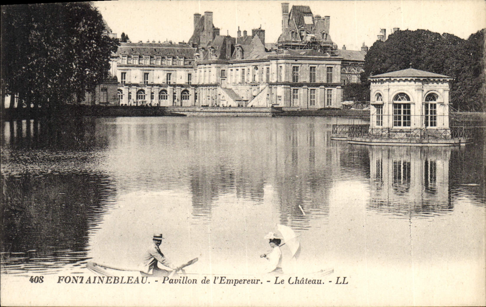 CPA Fontainebleau Pavillon de l'Empereur Le Chateau 
