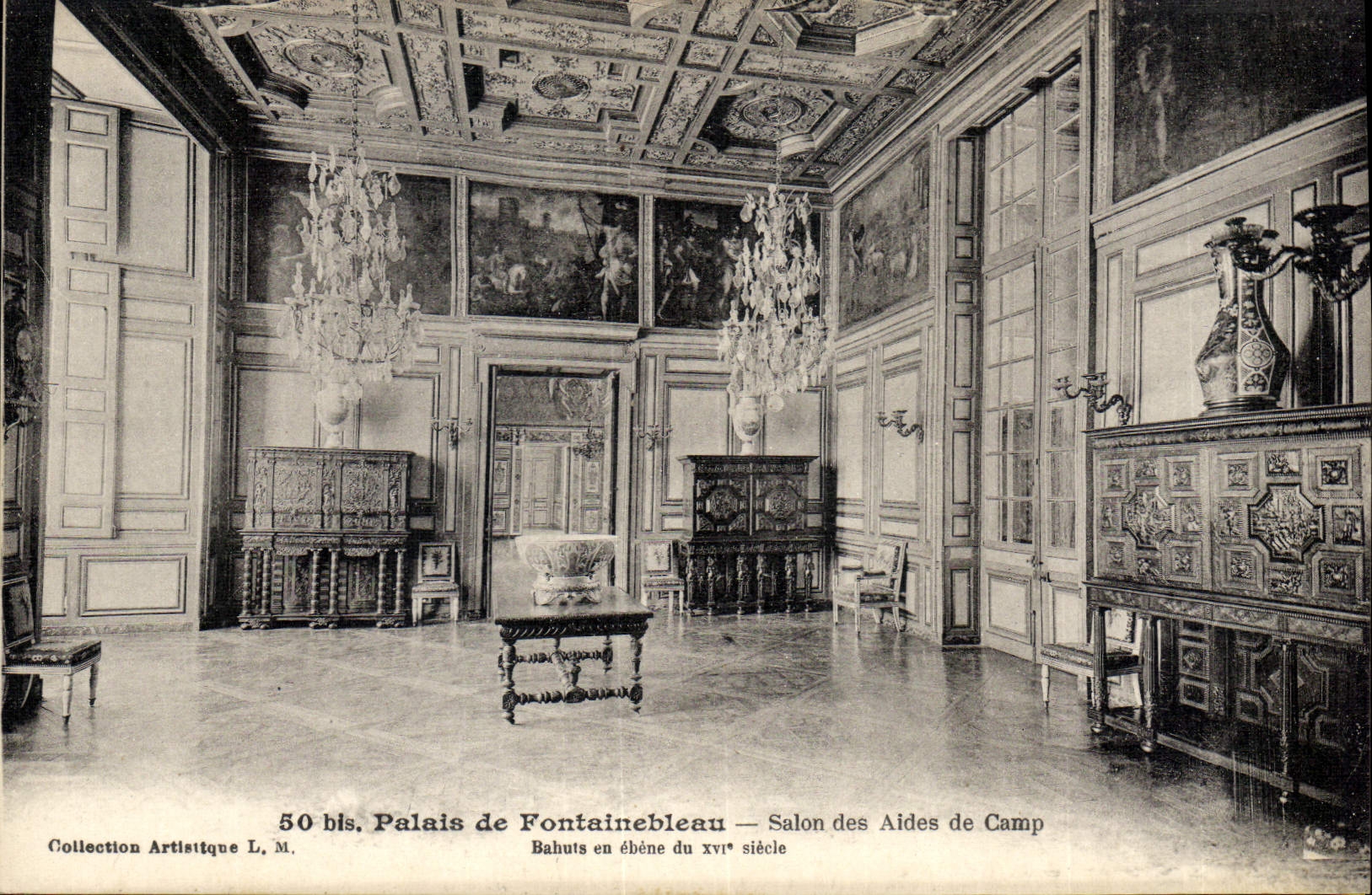 CPA Palais de Fontainebleau Salon des Aides de Camp 