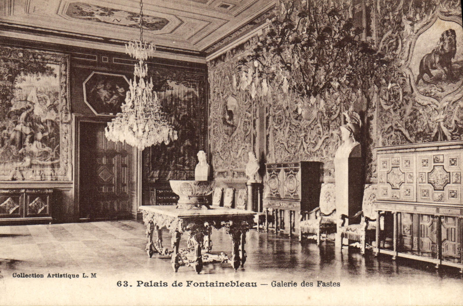 CPA Palais de Fontainebleau Galerie des Fastes 