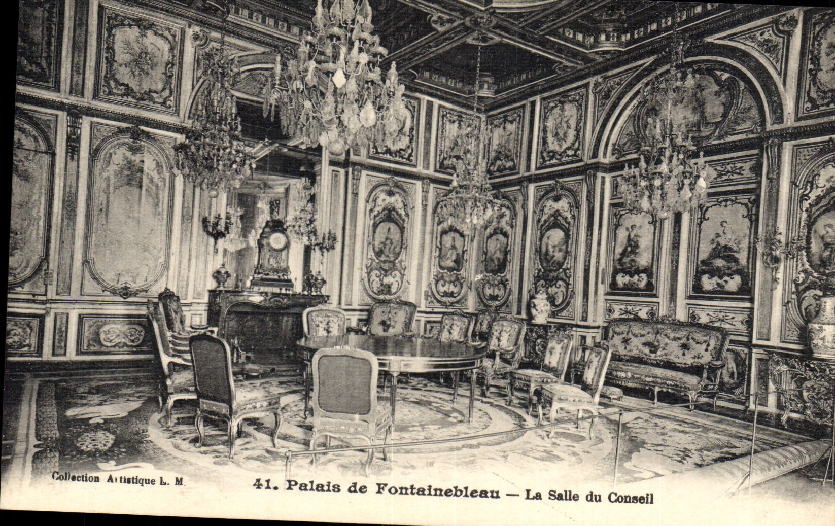 CPA Palais de Fontainebleau La Salle du Consell 