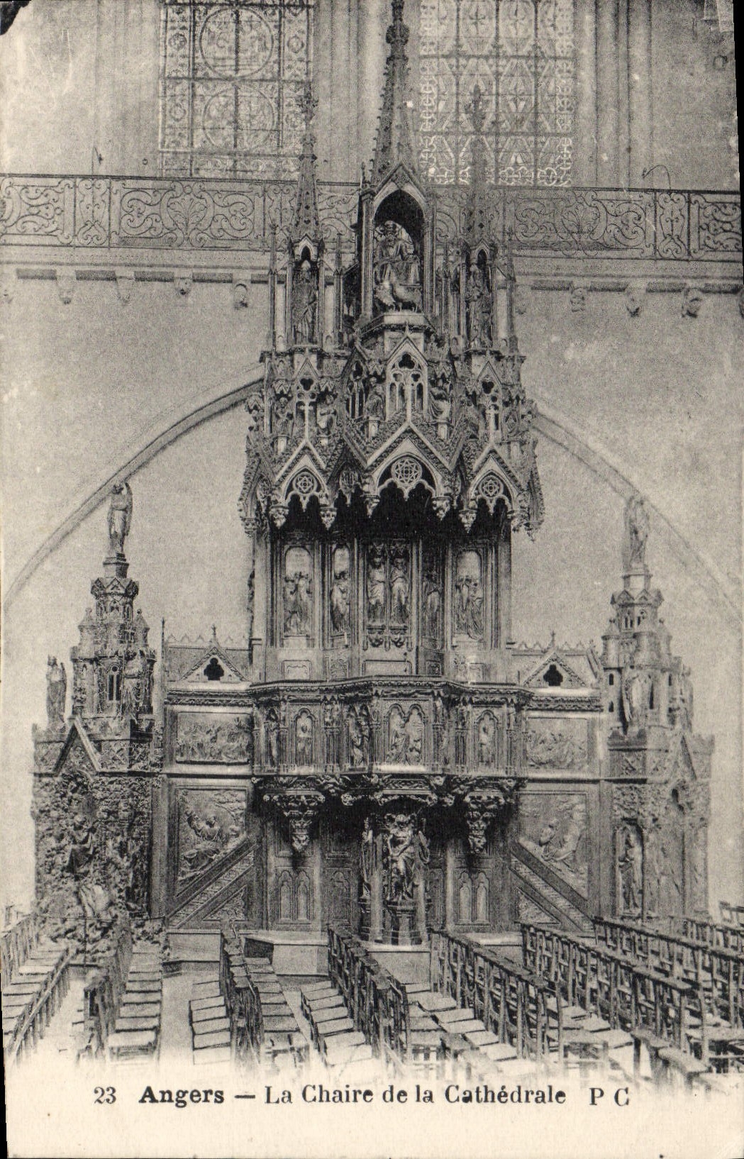 CPA Angers La Chaire de la Cathedrale 