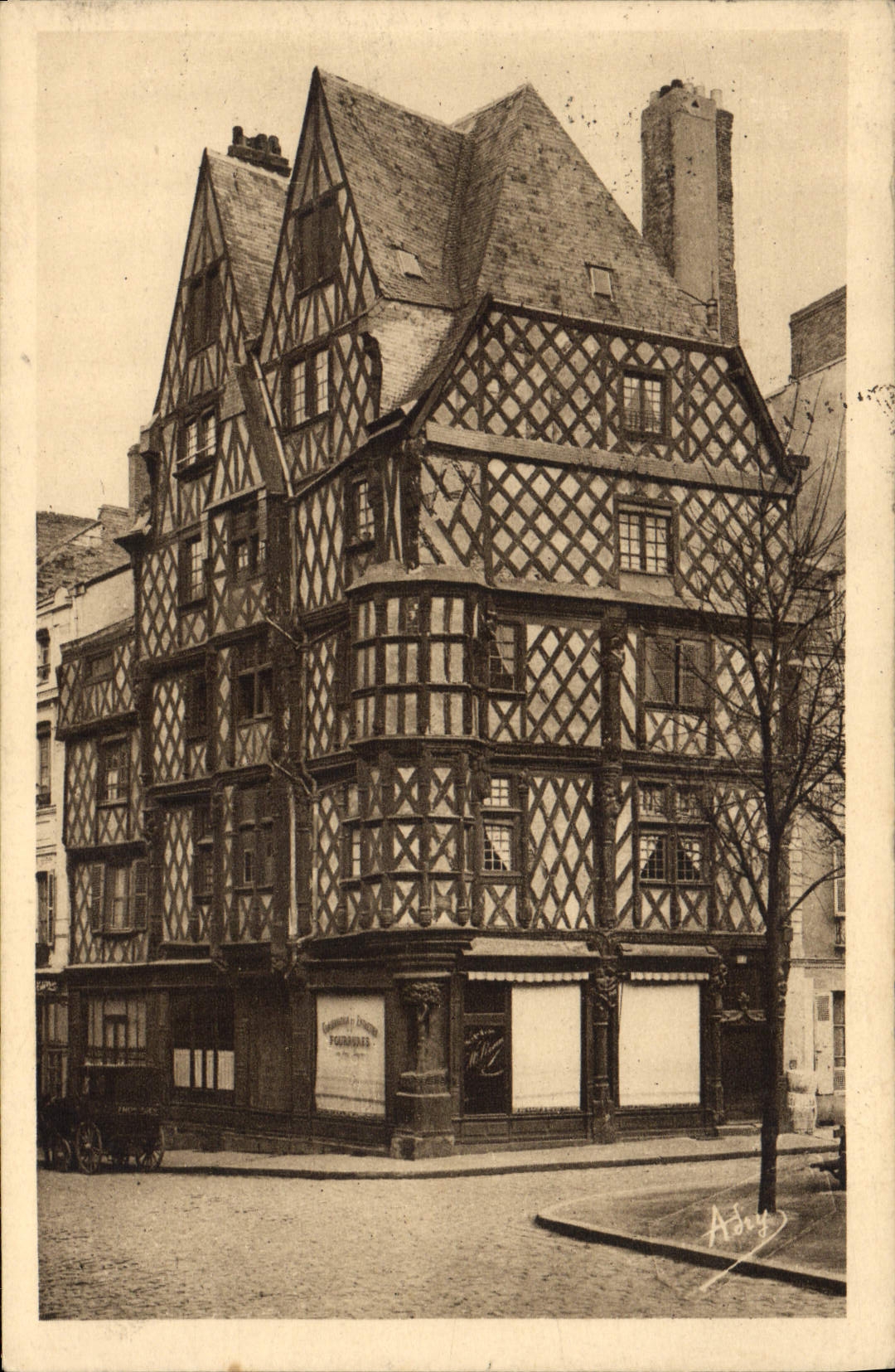 CPA Angers Maison d'Adam 