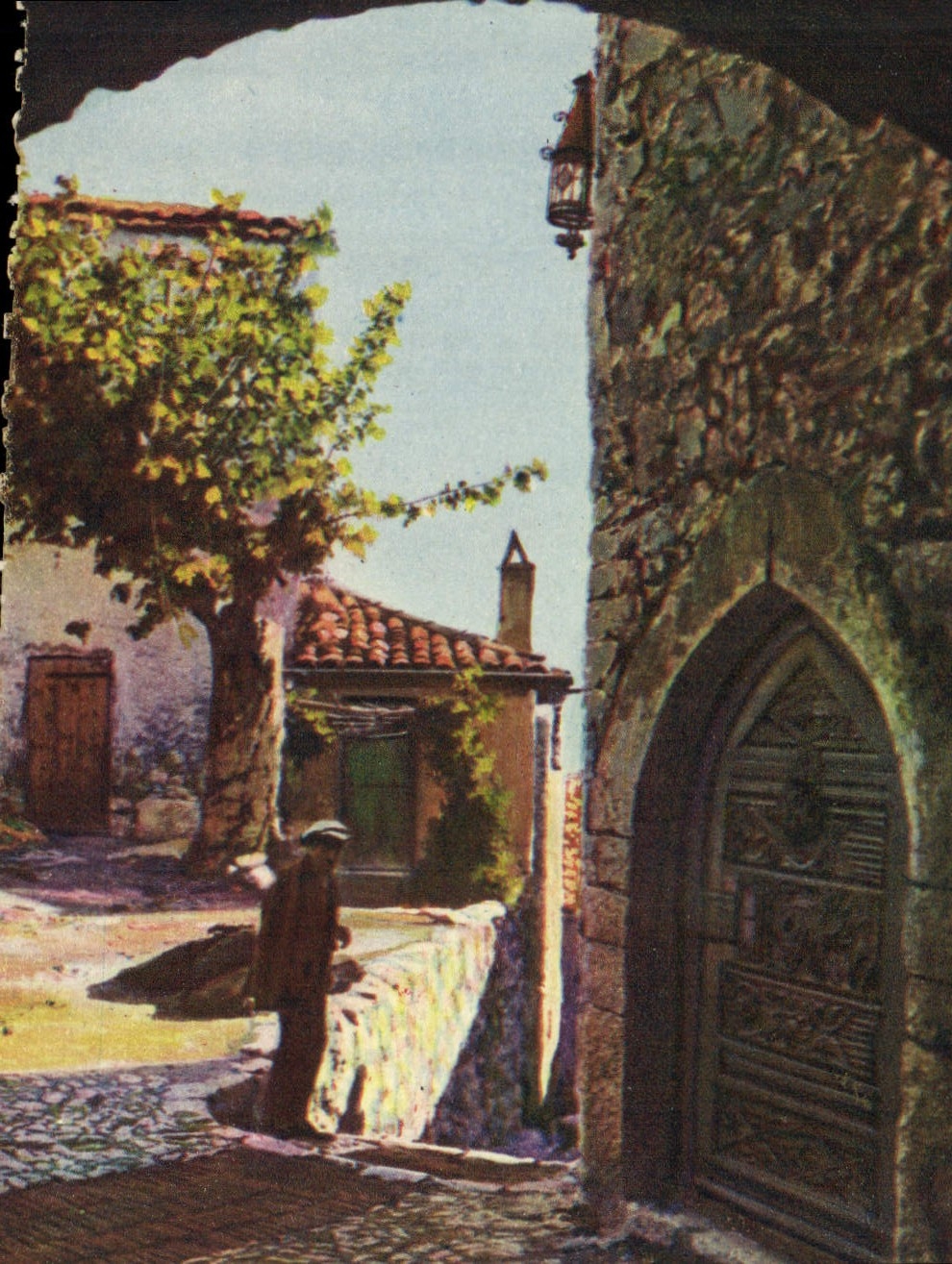 CPA Eze Alpes Maritimes Vieille rue 