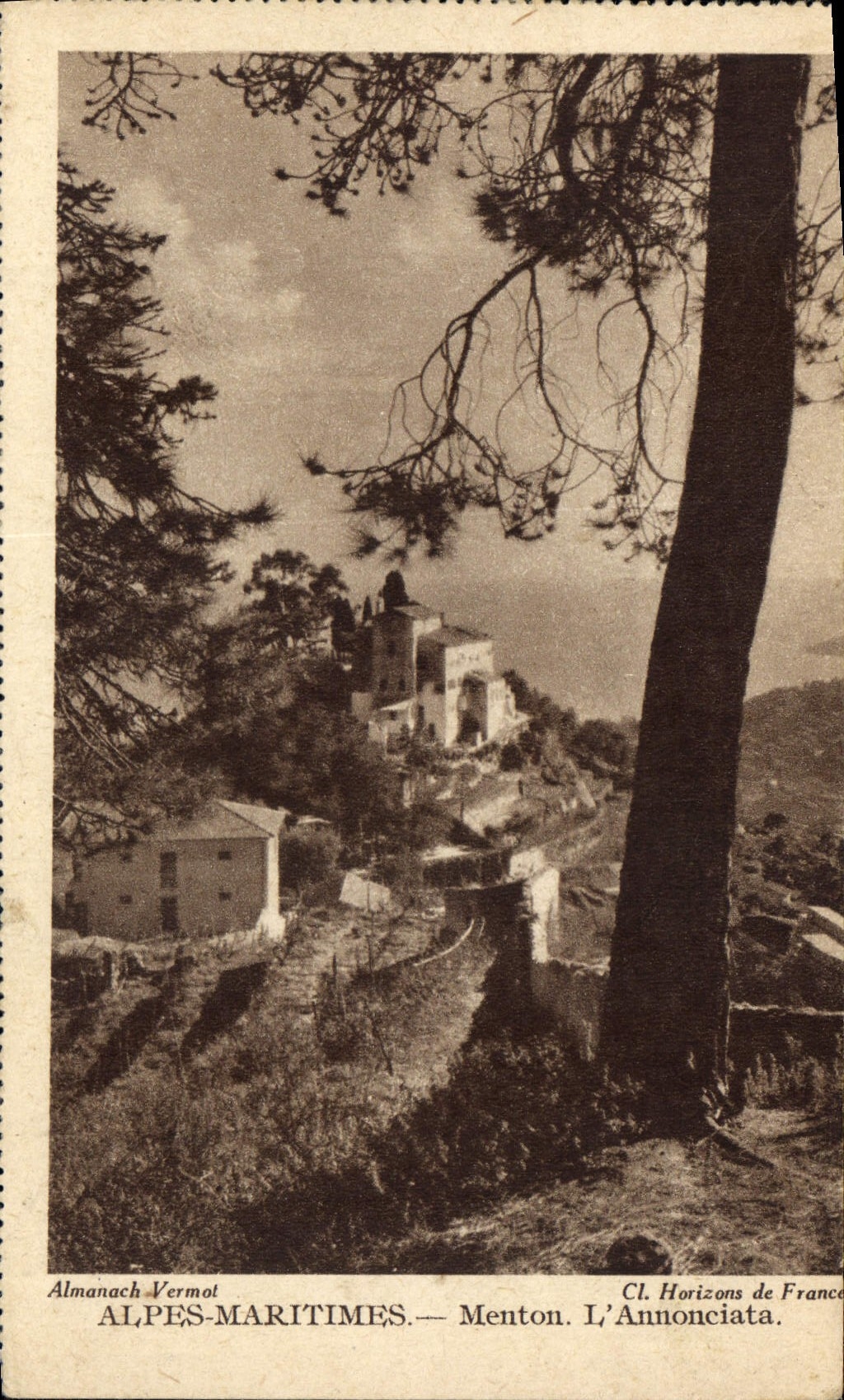 CPA Alpes Maritimes Menton L'Annonciata 