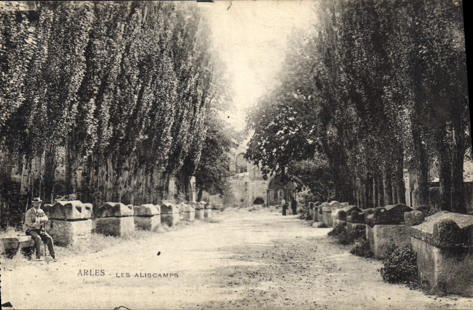 CPA Arles Les Aliscamps 