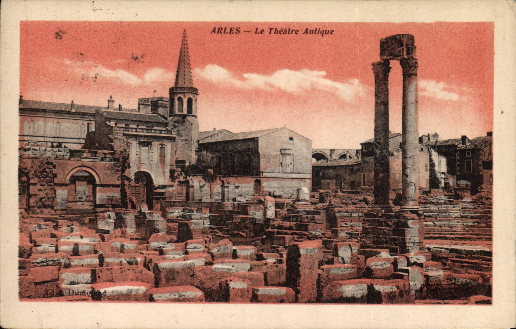 CPA Arles Le Theatre Antique 