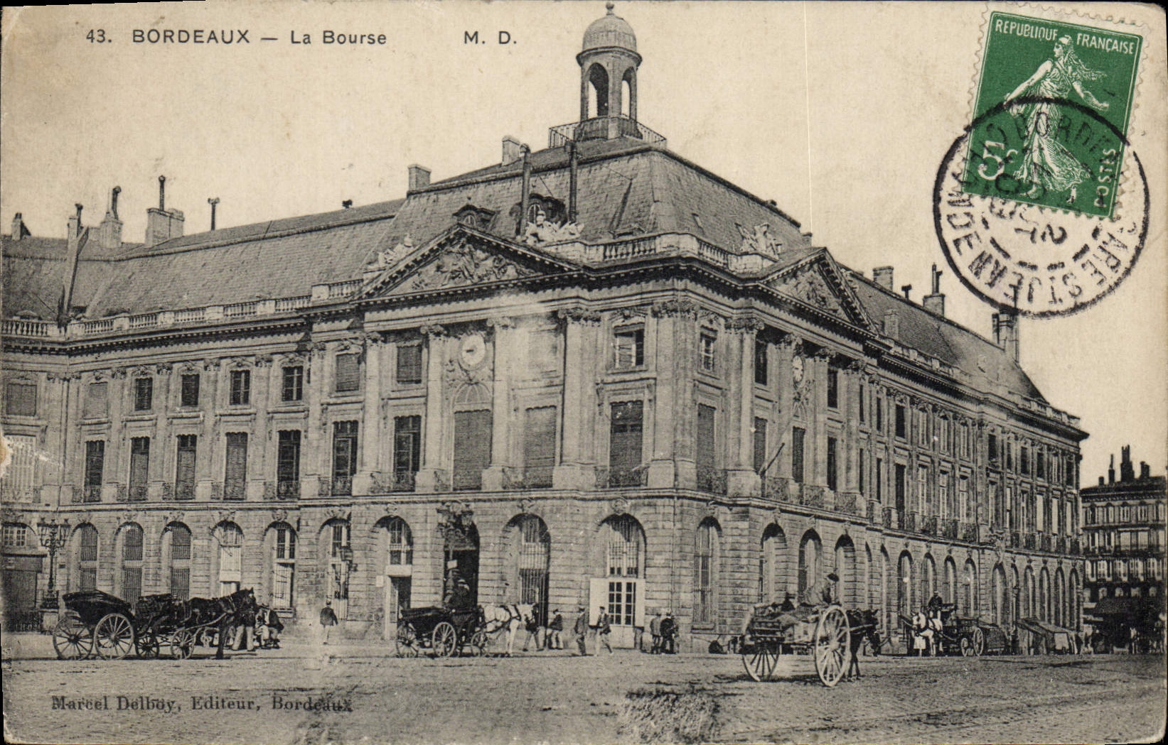 CPA Bordeaux La Bourse 