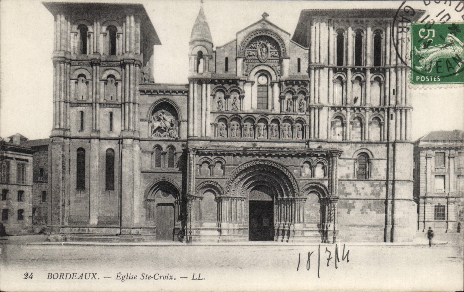 CPA Bordeaux Eglise Ste Croix 
