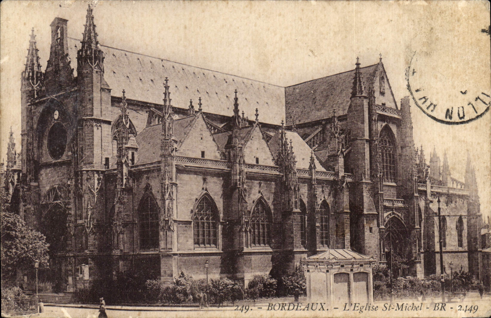 CPA Bordeaux L'Eglise St Michel 