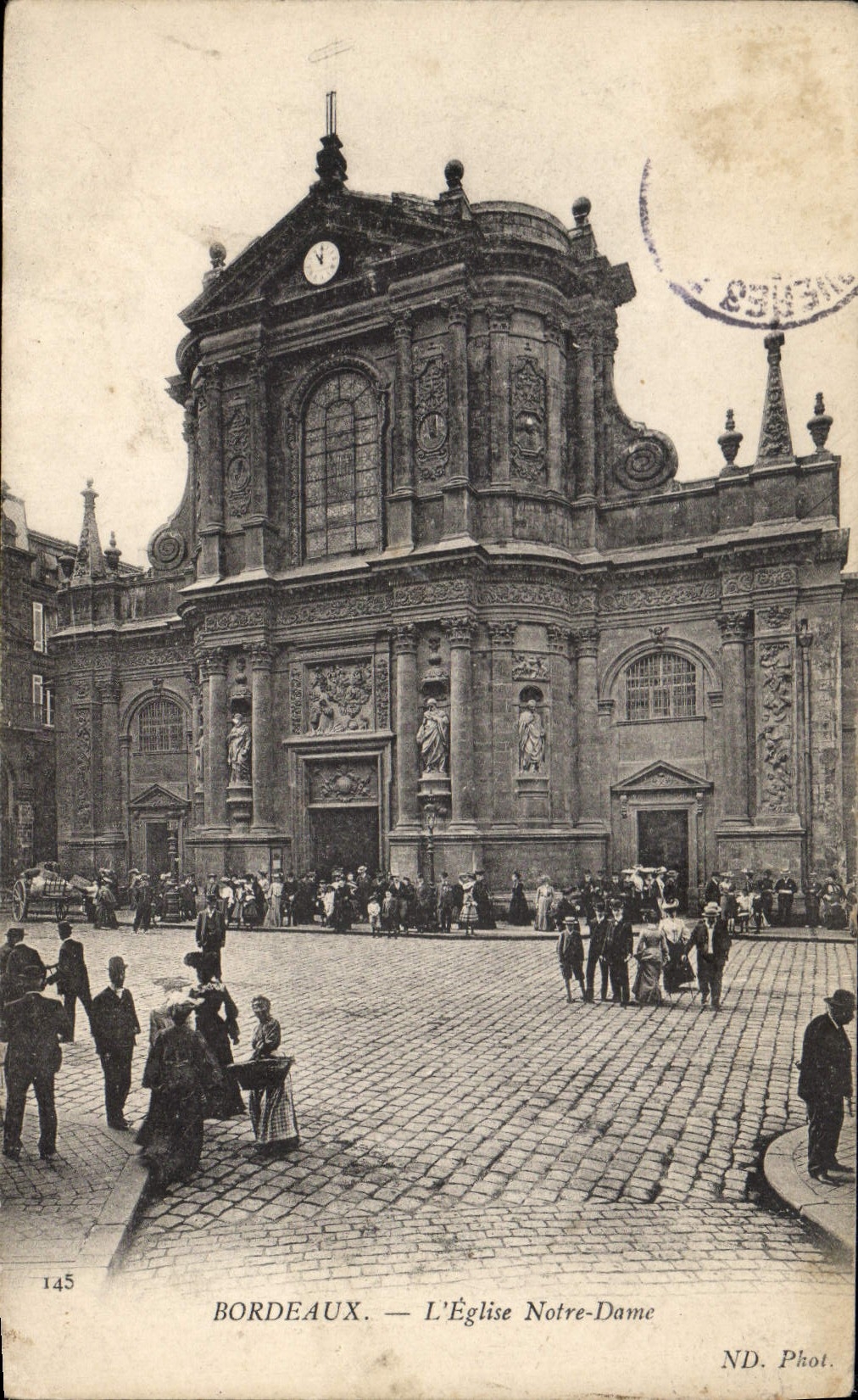 CPA Bordeaux L'Eglise Notre Dame 
