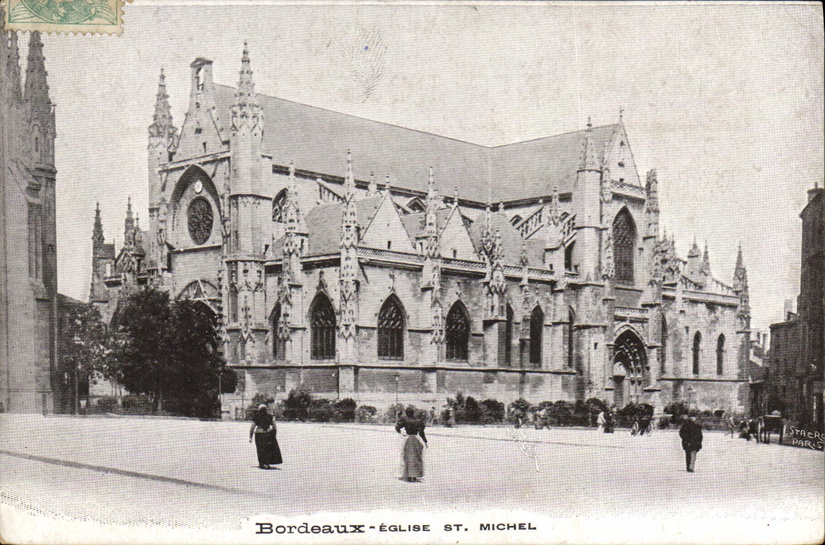 CPA Bordeaux Eglise St Michel 