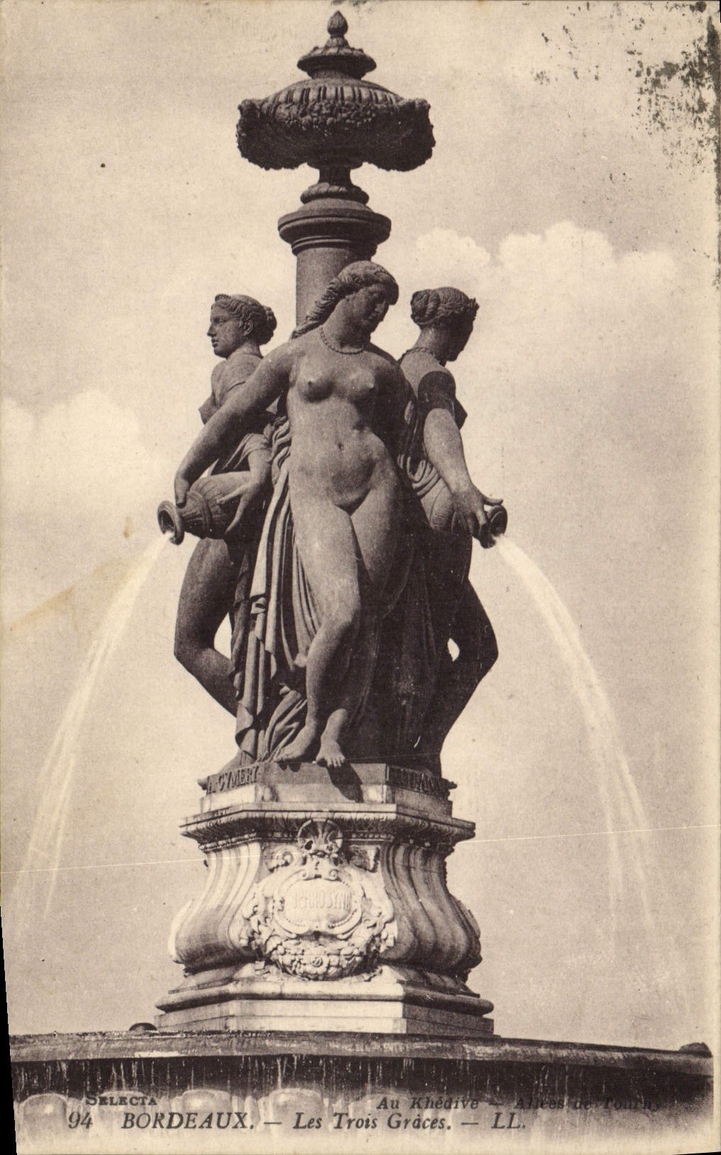 CPA Bordeaux Les Trois Graces 