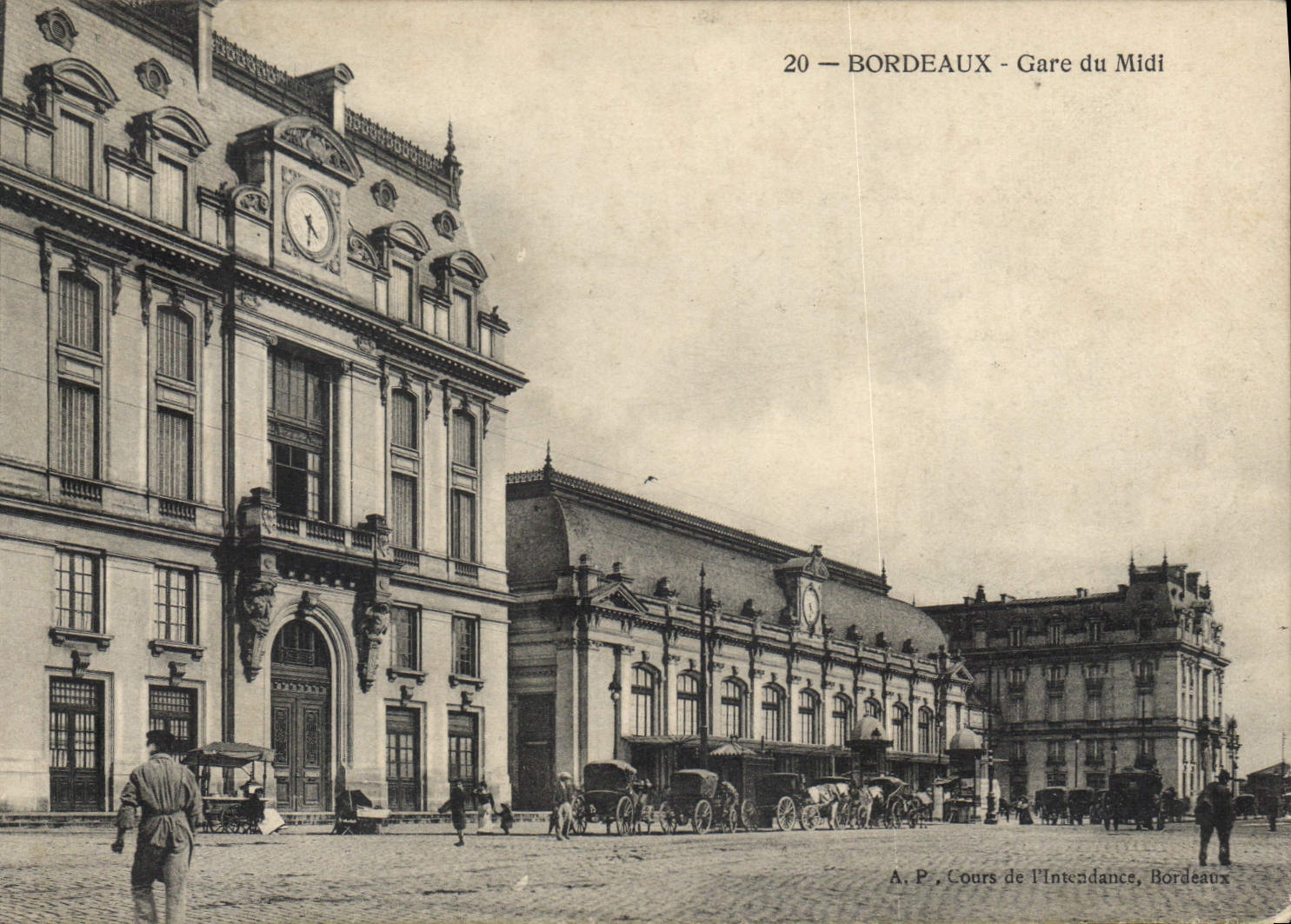 CPA Bordeaux Gare du Midi 