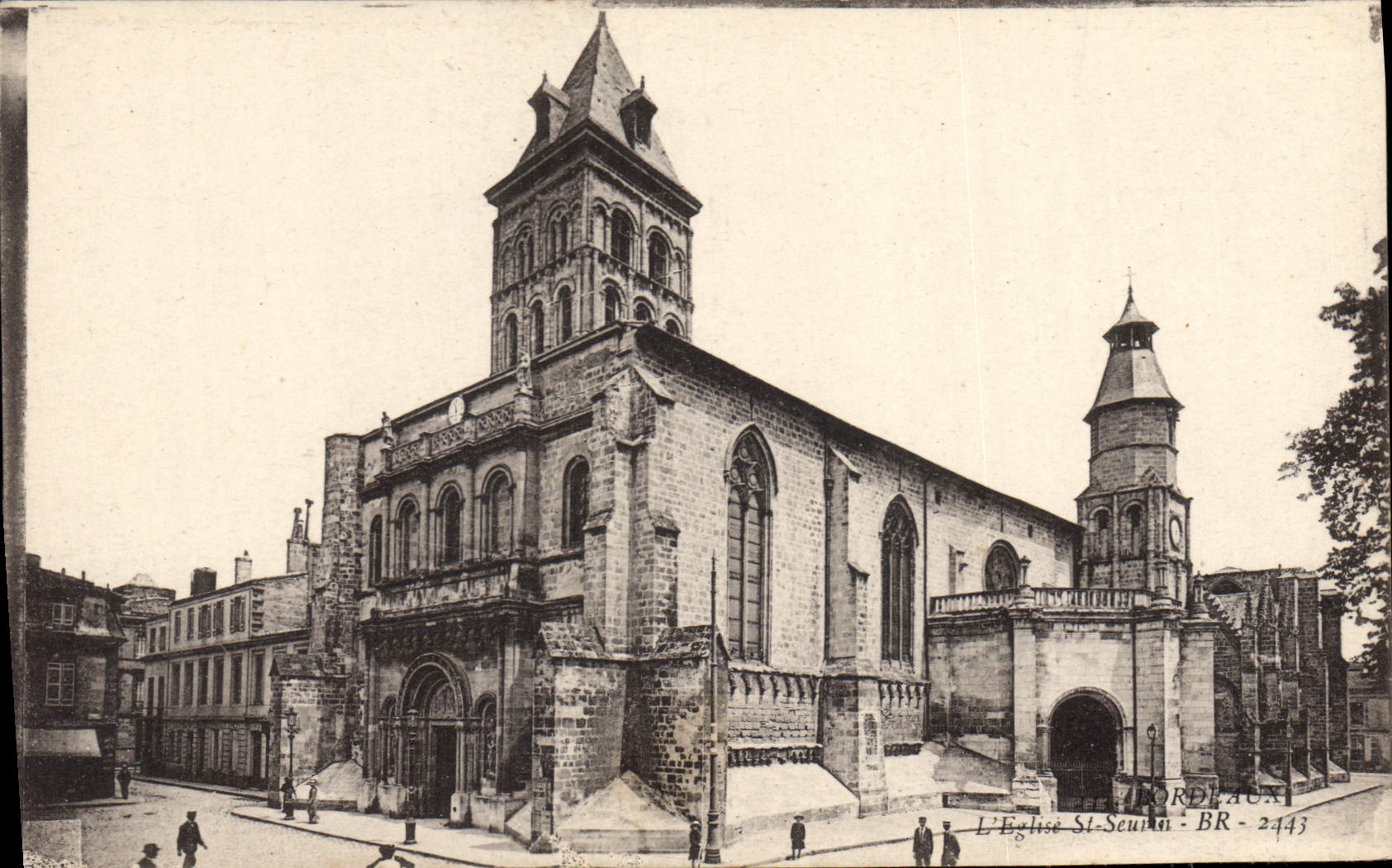 CPA Bordeaux L'Eglise St Seurin