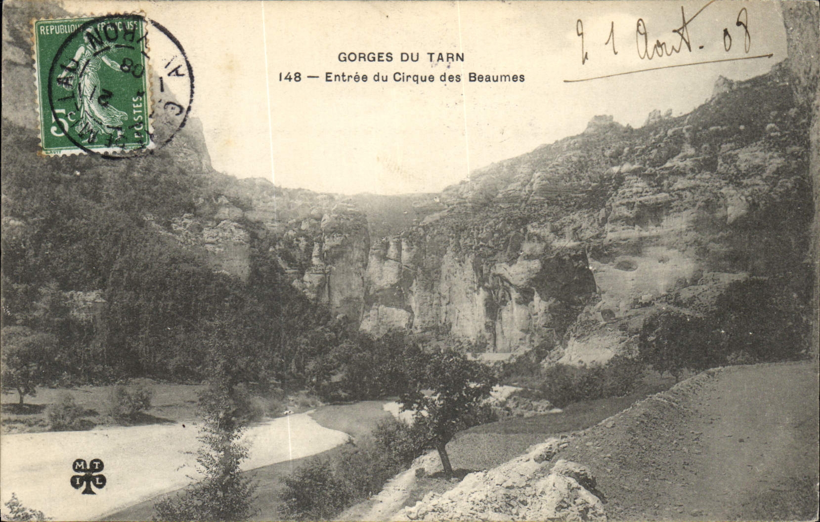 CPA Gorges du Tarn Entree du Cirque des Beaumes