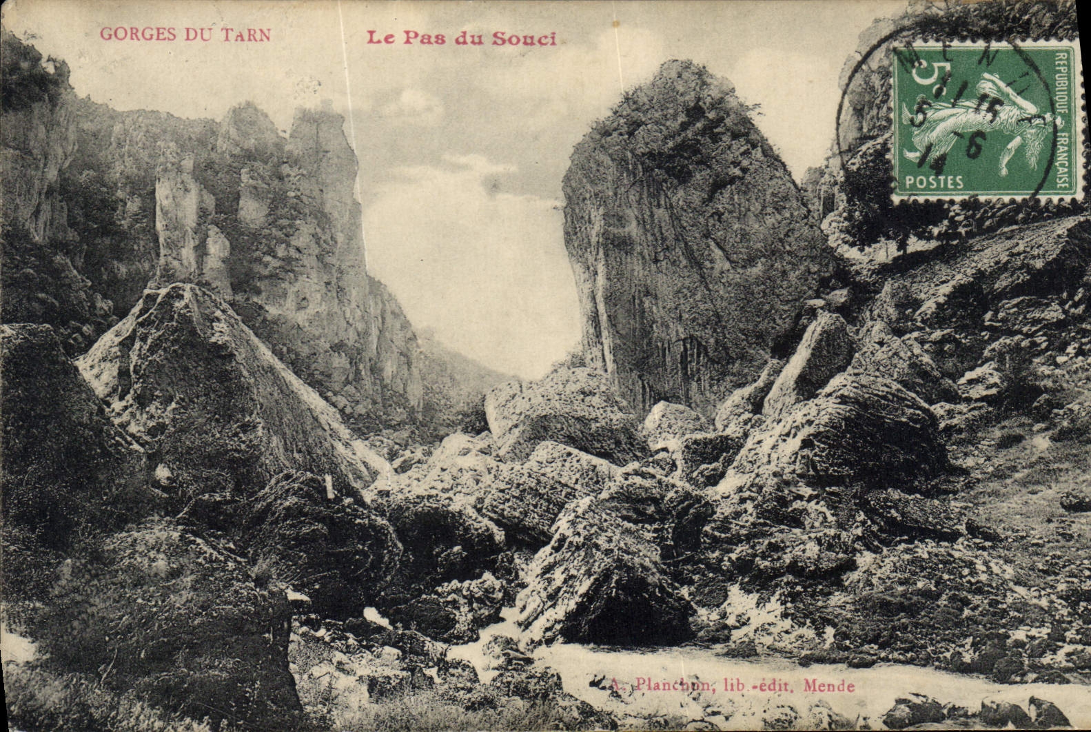 CPA Gorges du Tarn Le Pas du Souel
