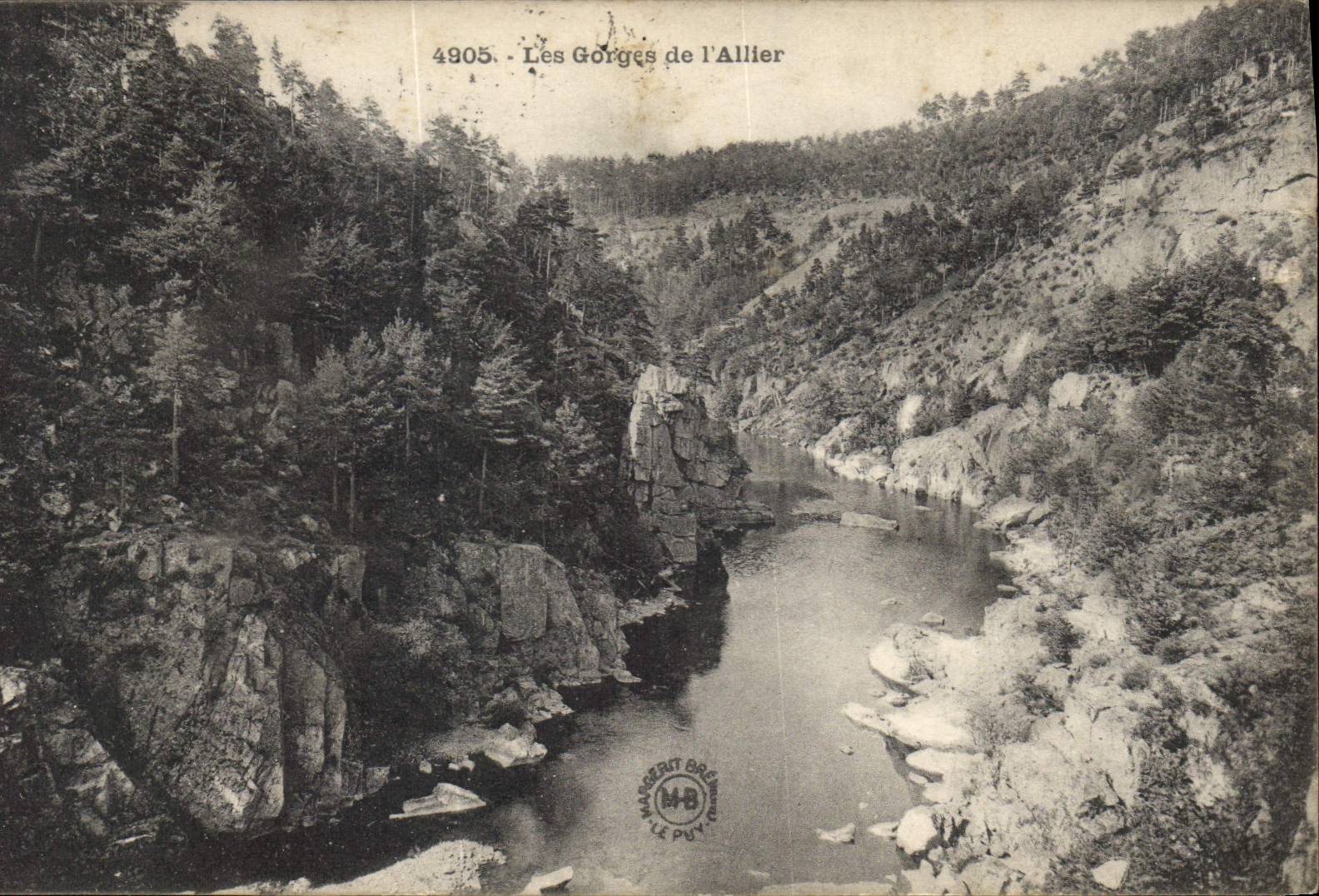 CPA Les Gorges de l'Allier 