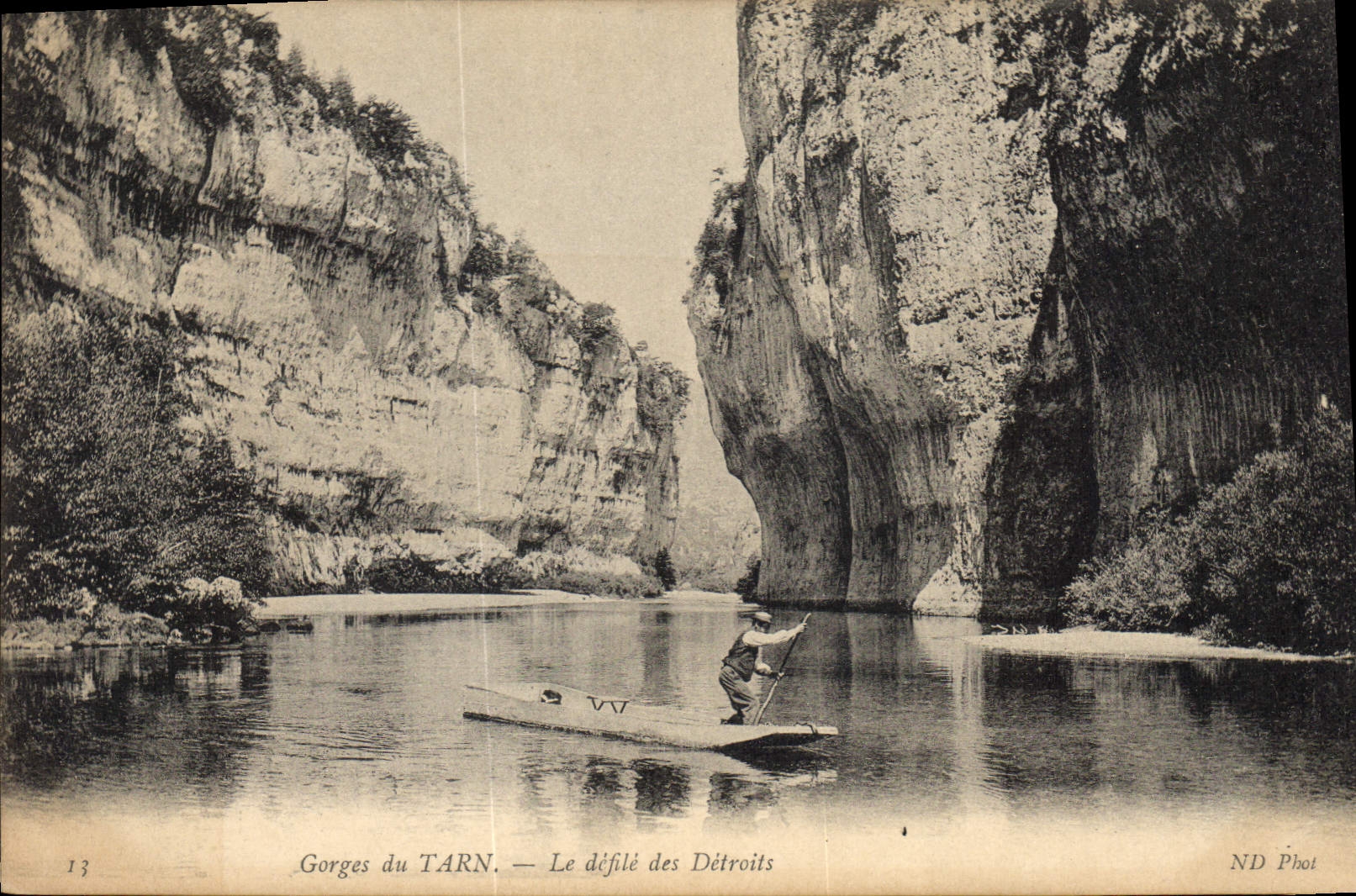 CPA Gorges du Tarn Le Defile des Detroits