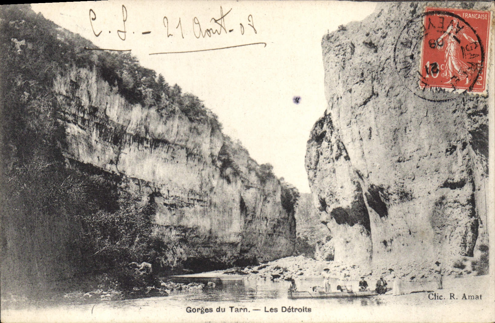 CPA Gorges du Tarn Les Detroits 