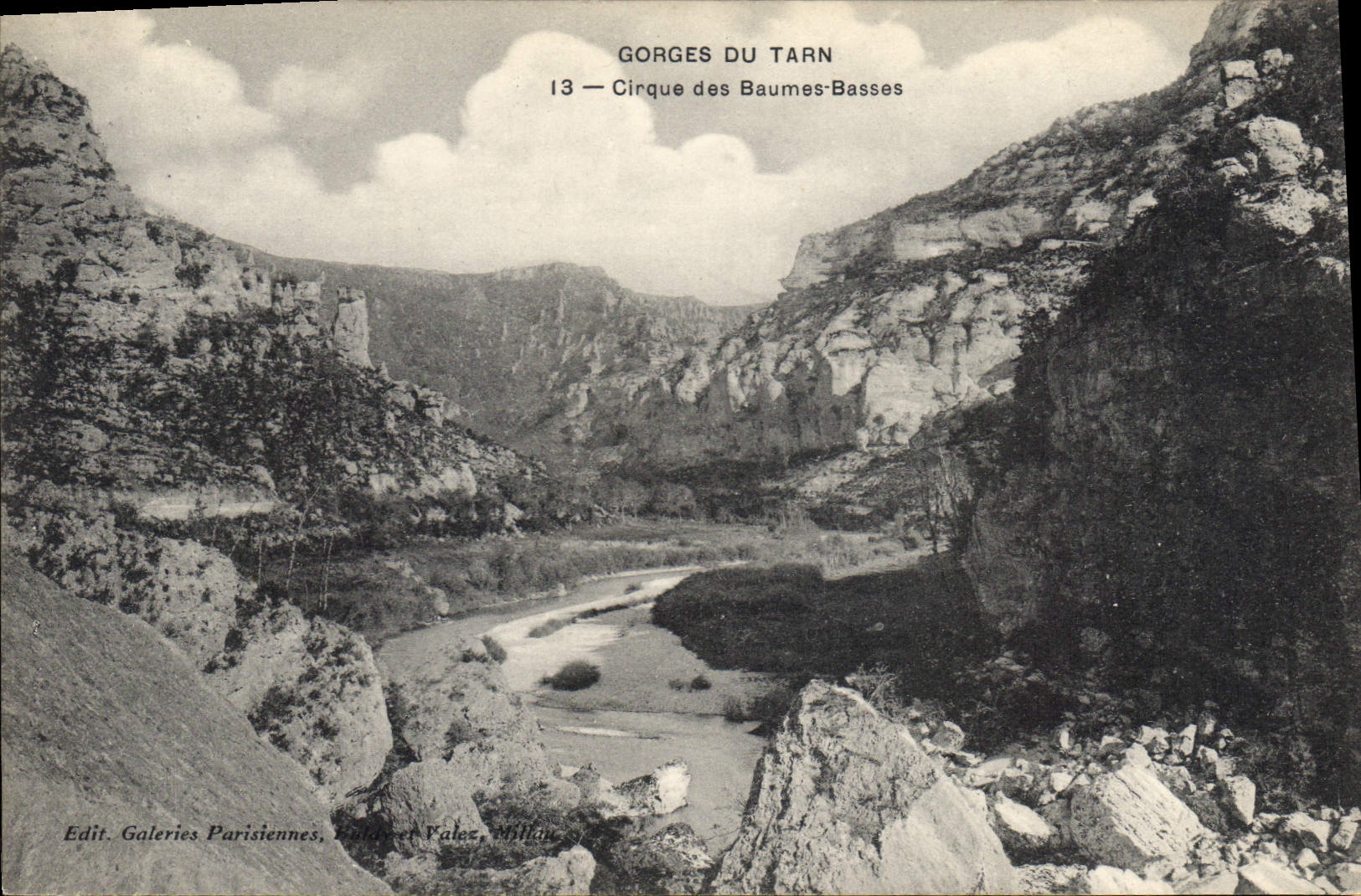 CPA Gorges du Tarn Cirque des Baumes Basses