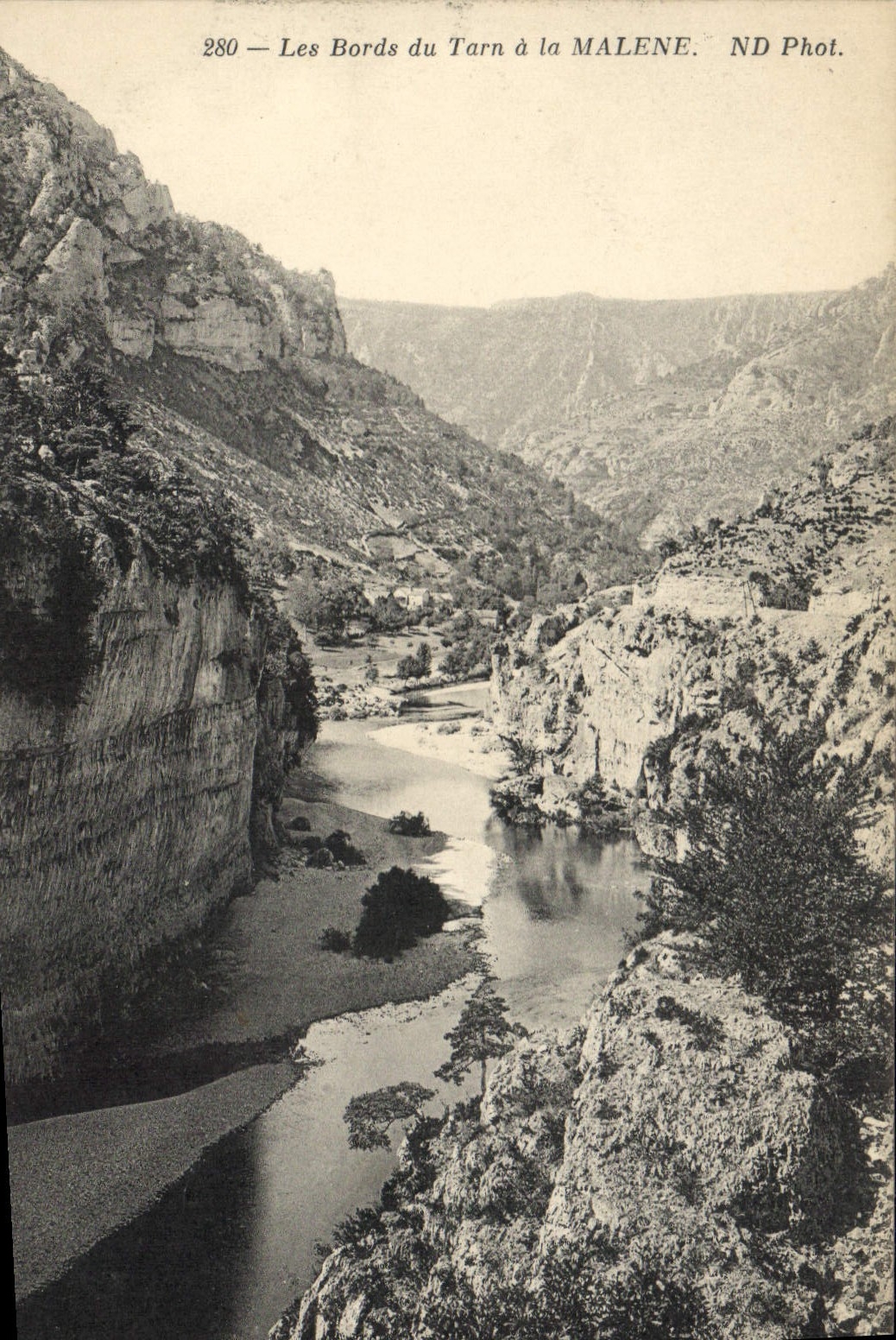 CPA Les Bords de Tarn a la Malene