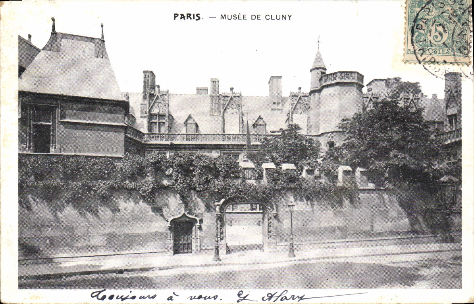 CPA Paris Musee de Cluny 