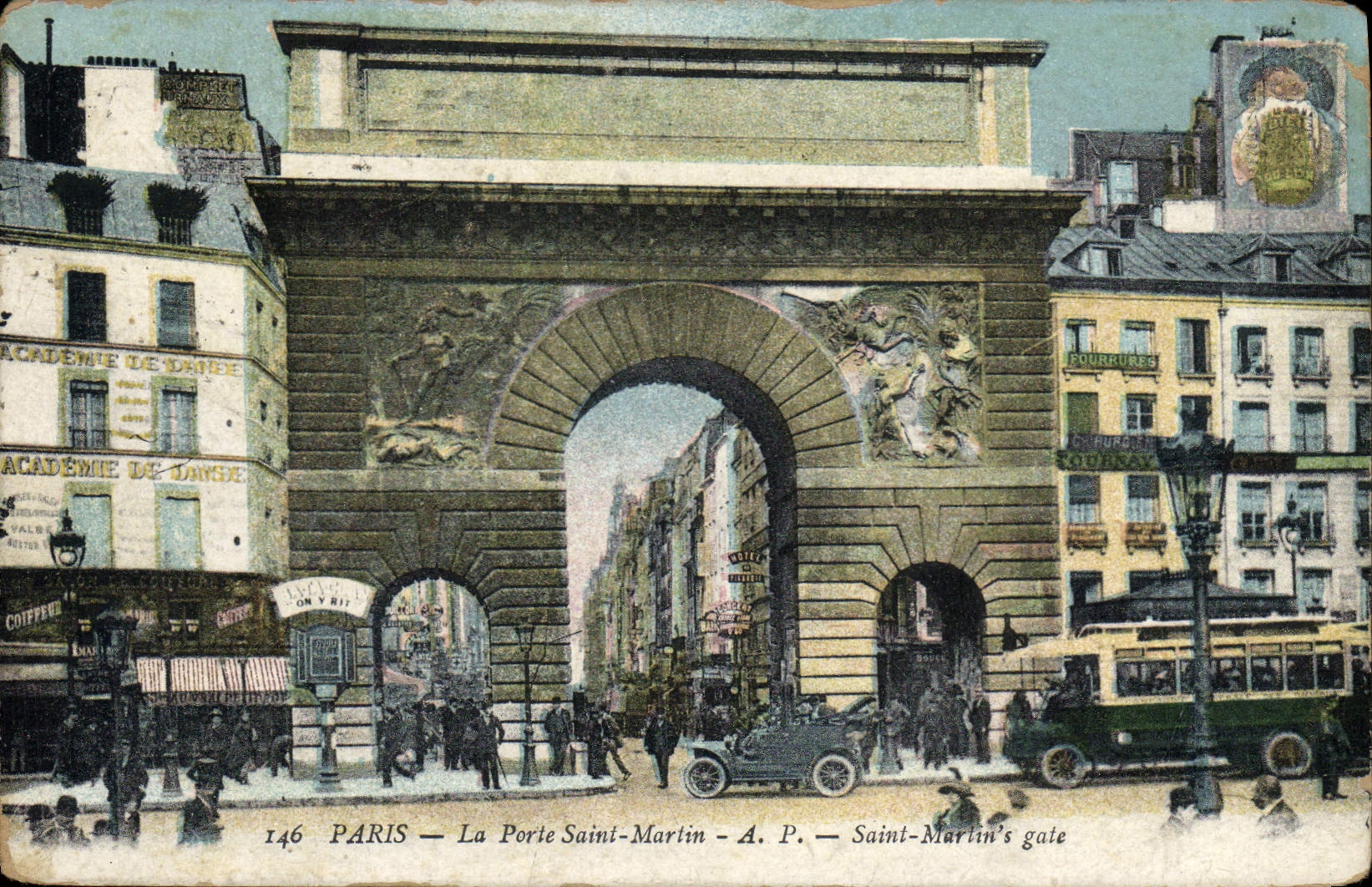 CPA Paris La Porte Saint Martin 