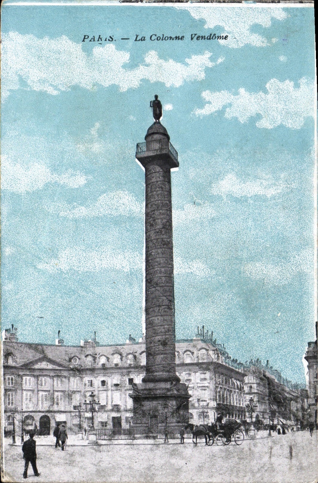 CPA Paris La Colonne Vendome 