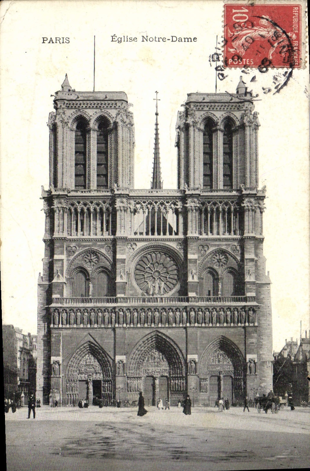 CPA Paris Eglise Notre Dame