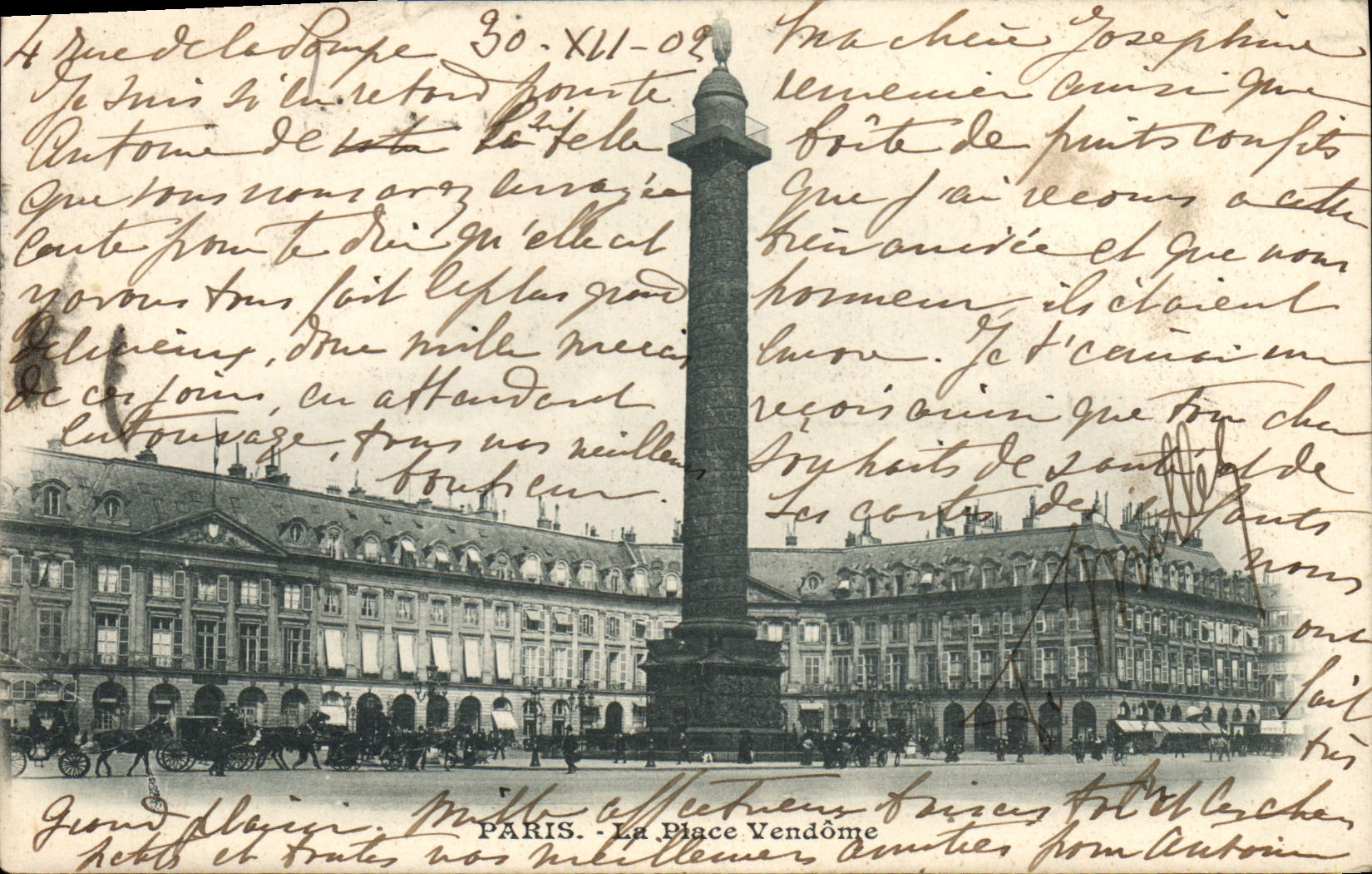 CPA Paris La Place Vendome 