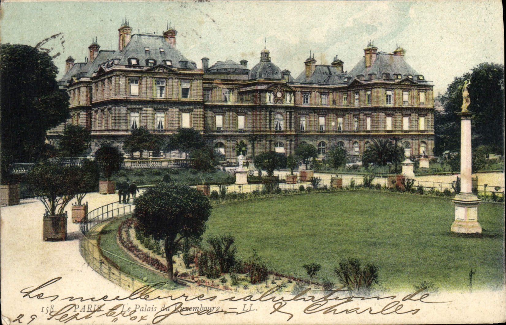 CPA Paris Le Palais du Luxembourg 