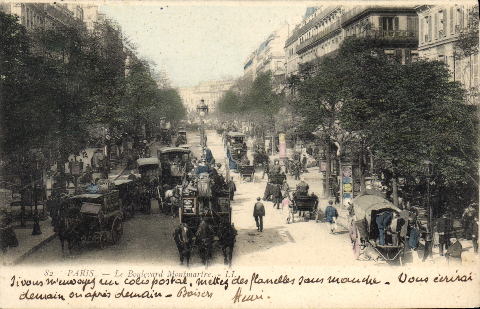 CPA Paris Le Boulevard Montmartre