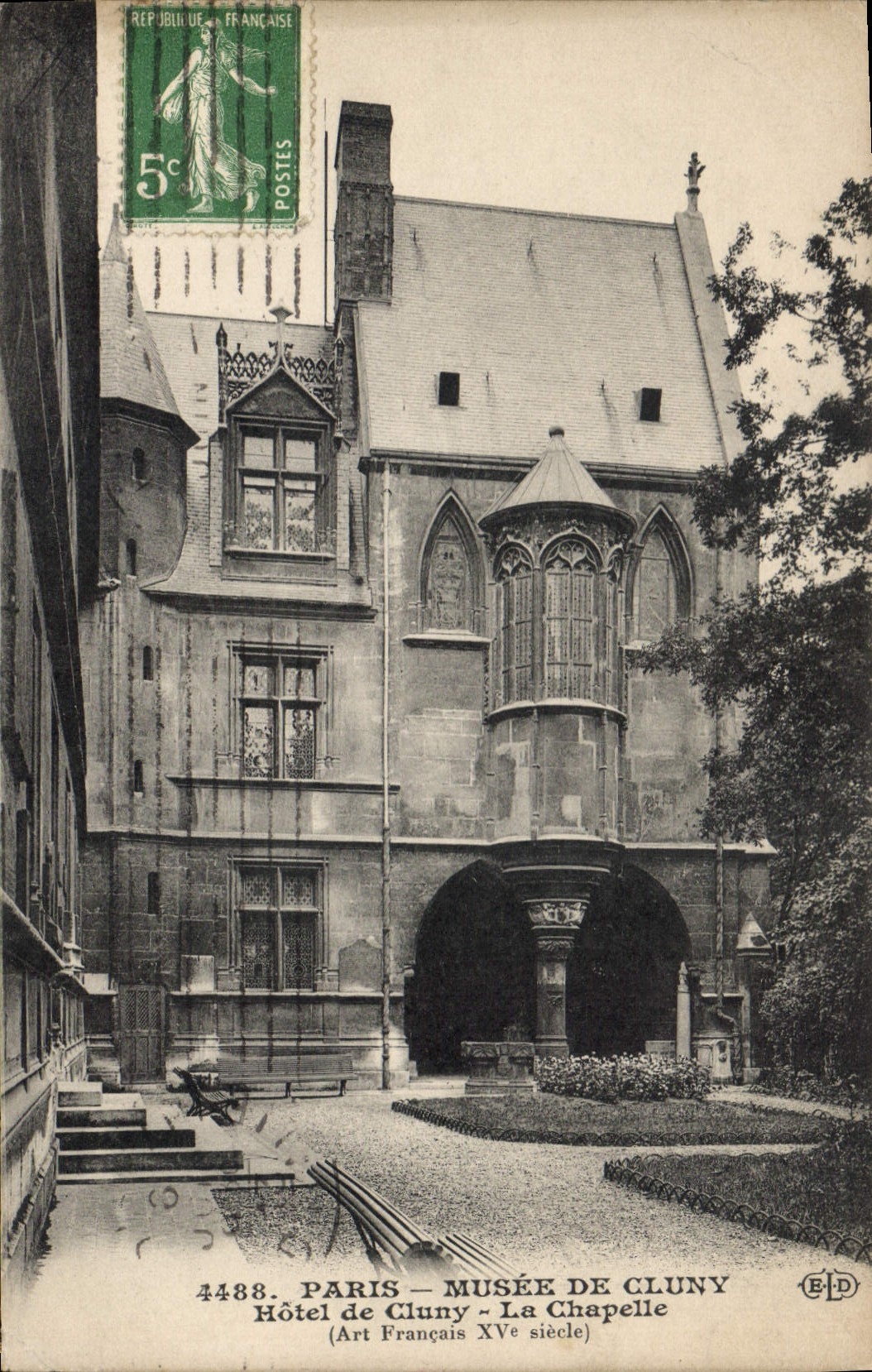 CPA Paris Musee de Cluny Hotel de Cluny La Chapelle