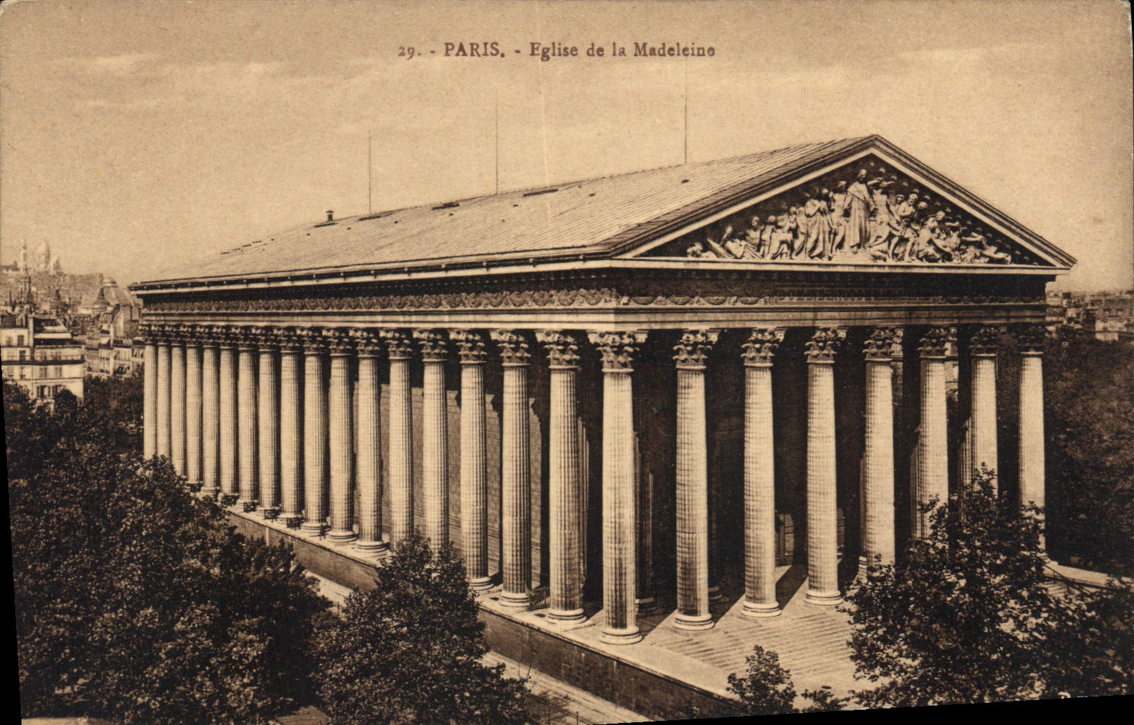 CPA Paris Eglise de la Madeleine 