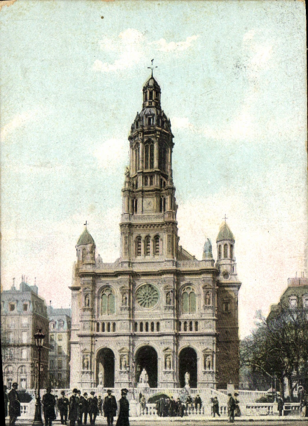 CPA Paris Eglise de la Trinite