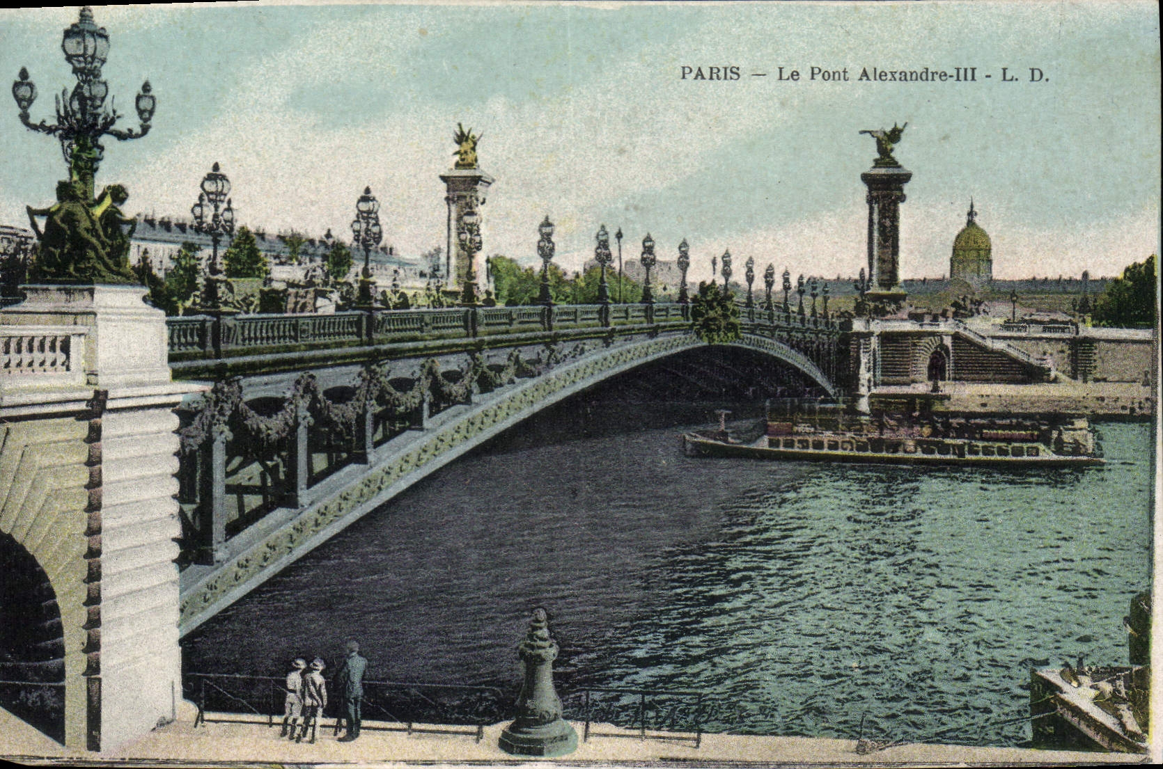 CPA Paris Le Pont Alexandre III 