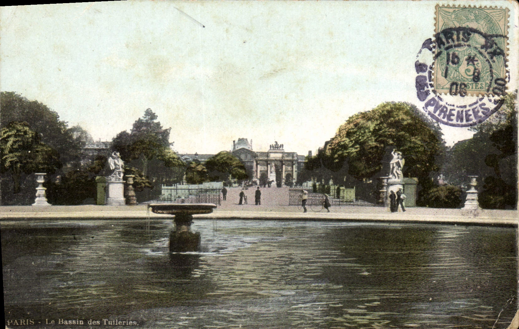 CPA Paris Le Bassin des Tuileries
