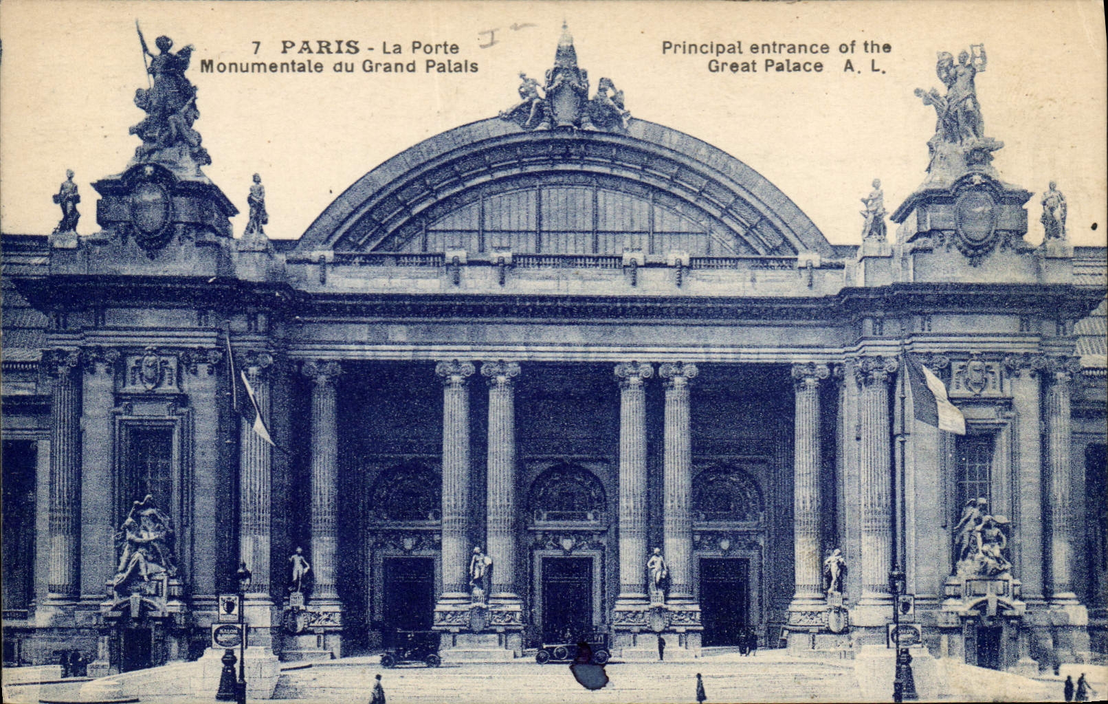 CPA Paris La Porte Monumentale du Grand Palais