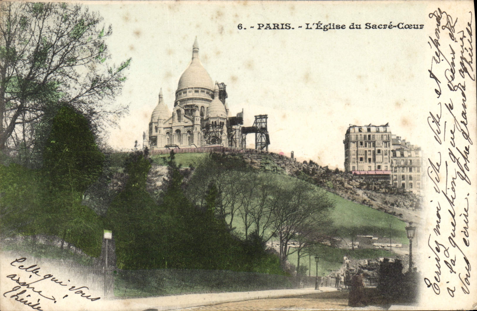 CPA Paris L'Eglise du Sacre Coeur 