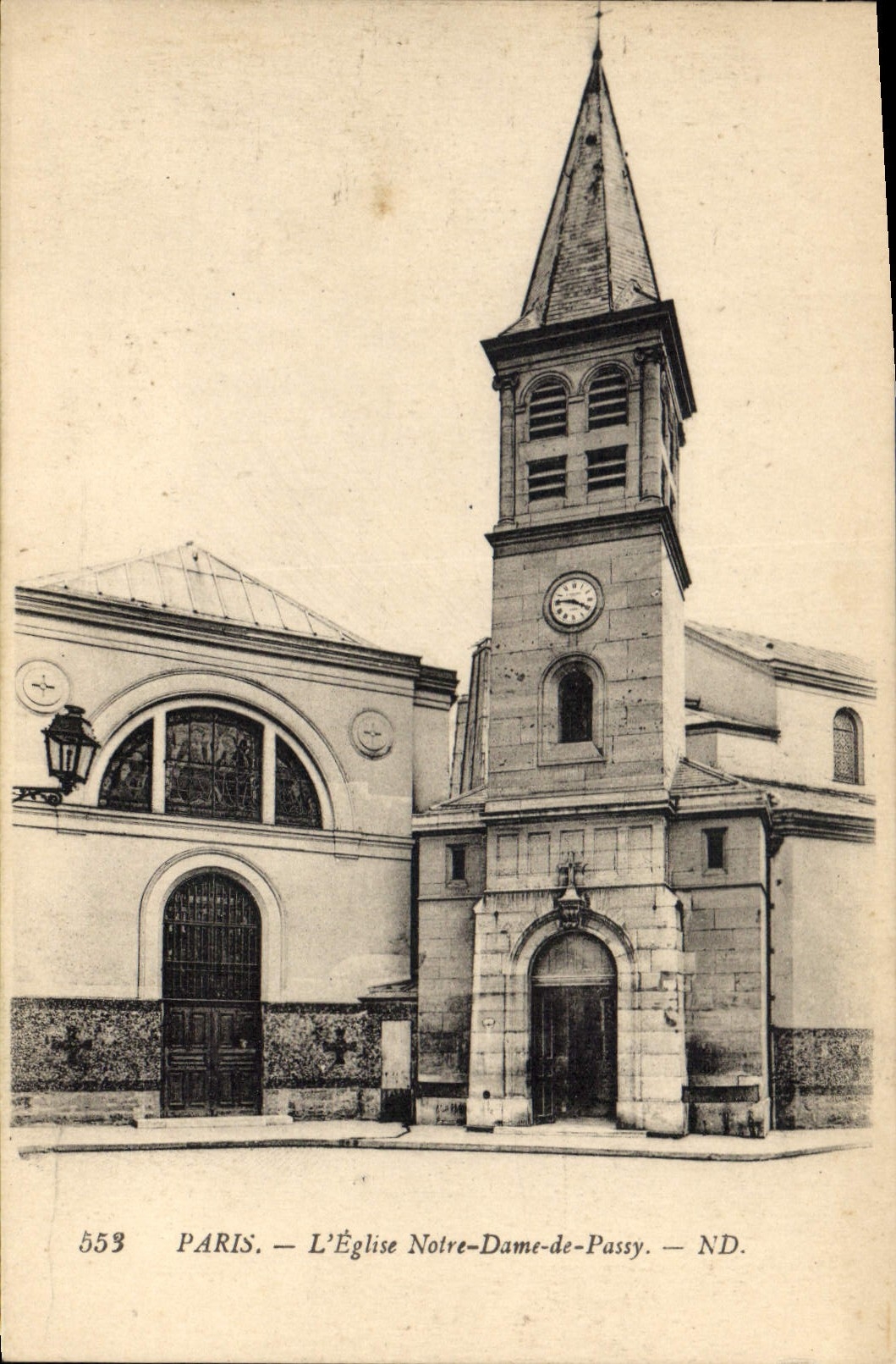 CPA Paris L'Eglise Notre Dame de Passy