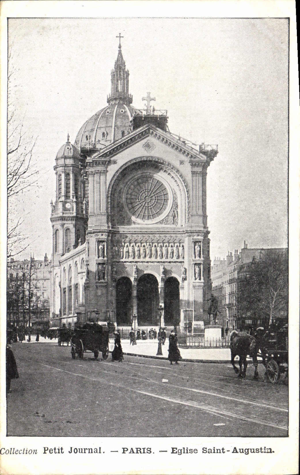 CPA Paris Eglise Saint Augustin 