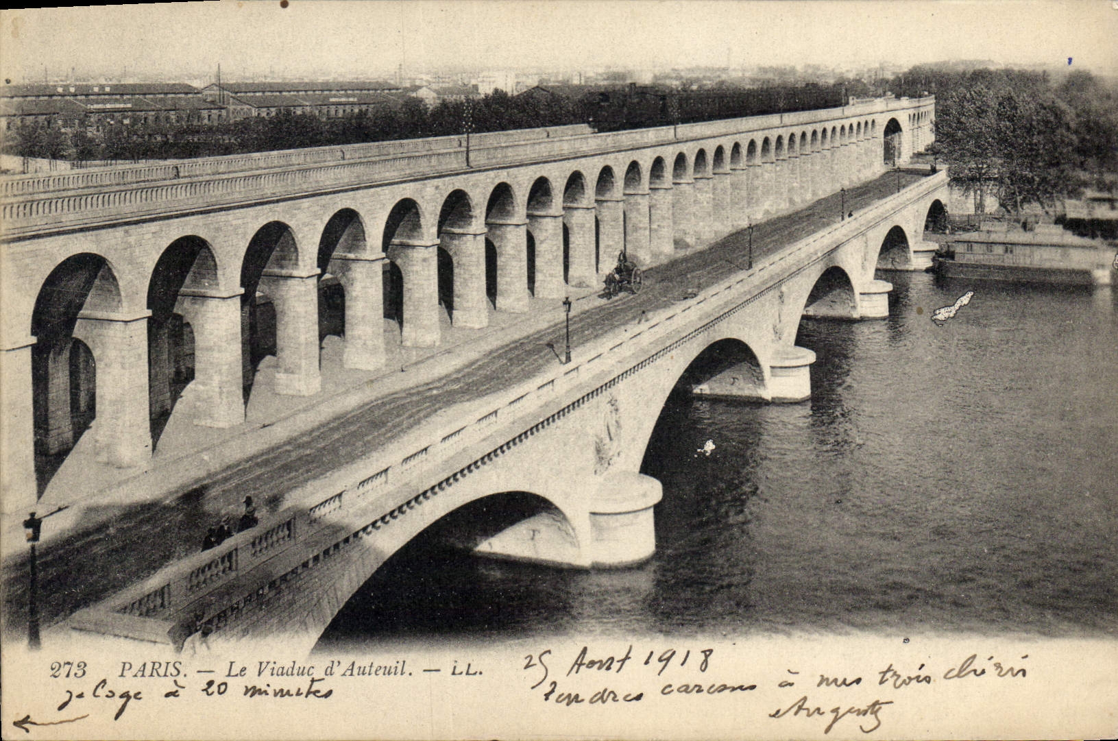 CPA Paris Le Viaduc d'Auteuil 