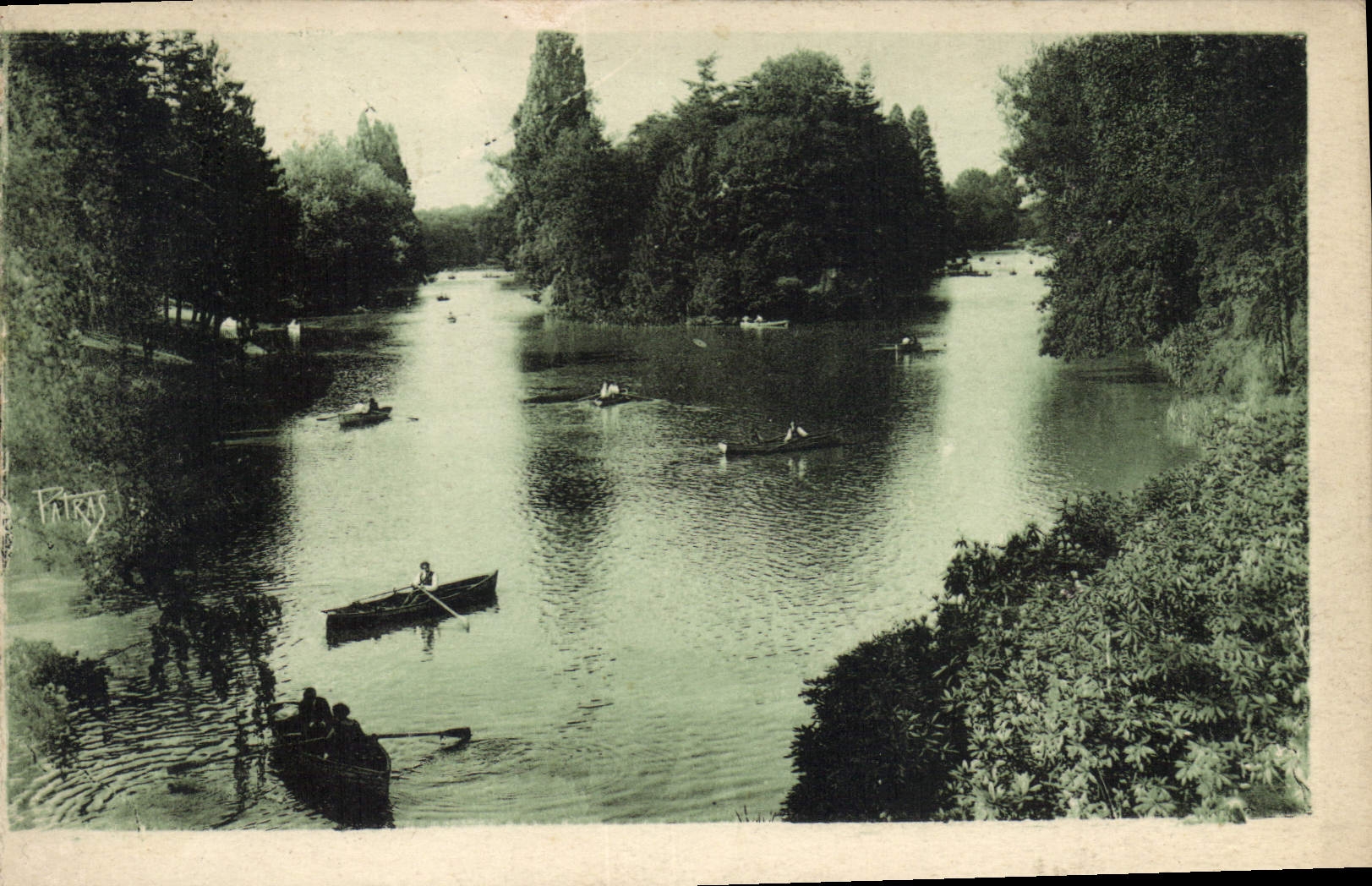 CPA Les Jolis coins de Paris Bois de Boulogne Le Lac Inferieur