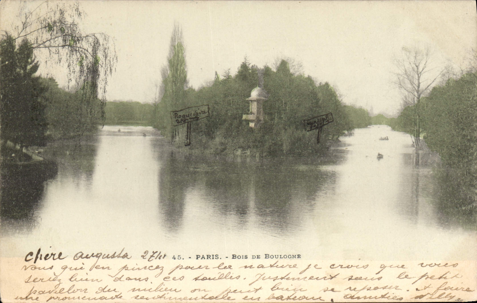 CPA Paris Bois de Boulogne 